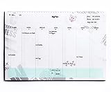 calendario semanal 2018 pdf ✔ ¡YA NO MÁS ESQUINAS DOBLADAS! El semanario cuenta con un adhesivo en la parte superior y en las esquinas inferiores, así que no tienes que despegar una hoja para escribir en la siguiente y evita dobleces y arrugas.