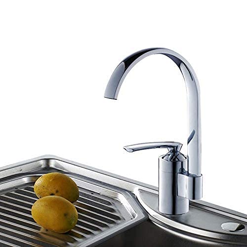 Mitigeur de cuisine LiChA en laiton anti-fuite avec bec mobile