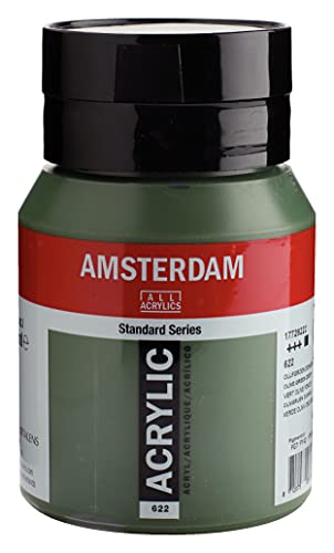 Amsterdam Standard Series Acrylfarbe Flasche 500 ml Olivgrün Dunkel 622 (17726222)