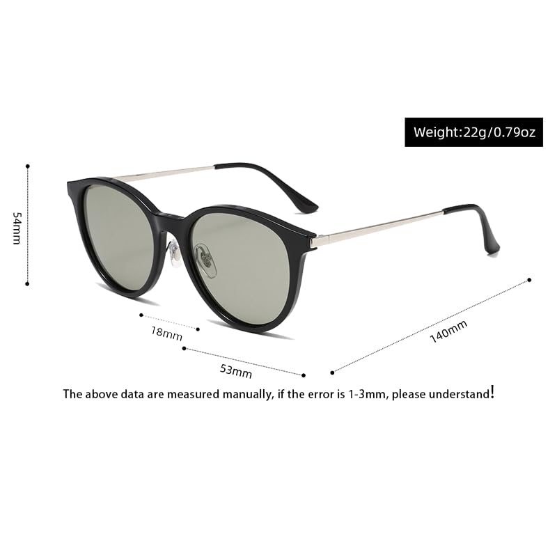 Polarized Sunglasses for Women Men Trendy Classic Round Sun Glasses Designer Style2
