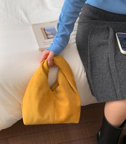 Bolso Tote Pequeño Slouchy de Gamuza para Mujer miniatura 2