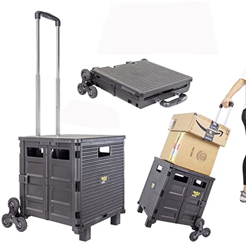 dbest products Quik Cart Elite Stair Climber Wheeled Rolling...