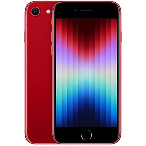 Apple iPhone SE 3rd Gen, 64GB, RED - Boost Mobile (Renewed)