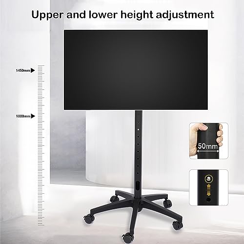 Soporte móvil para TV 32-55" con altura ajustable y ruedas miniatura 6
