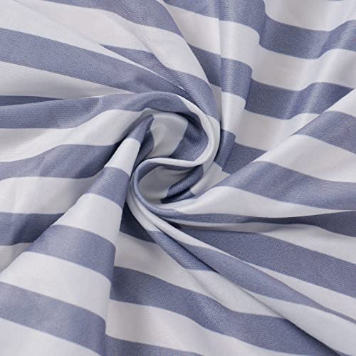 Image of Onacosht Bassinet Sheets for Baby Boy and Girl, Stretchy Breathable Fitted Sheet Universal for Bassinet Cradle Hourglass Oval Rectangle Pad /Mattress, 4 Pack Stripes Dots Chevrons and Stars