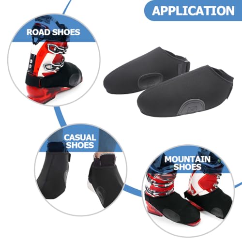 Baluue 1 Par Cubrezapatillas para Esquí Resistente al Viento y Portátil miniatura 7
