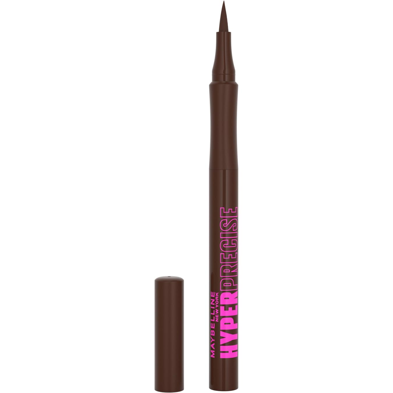 Maybelline New York Delineador de Ojos Líquido, Hyper Precise Allday Liner, Waterproof, Tono: 710 Forest Brown