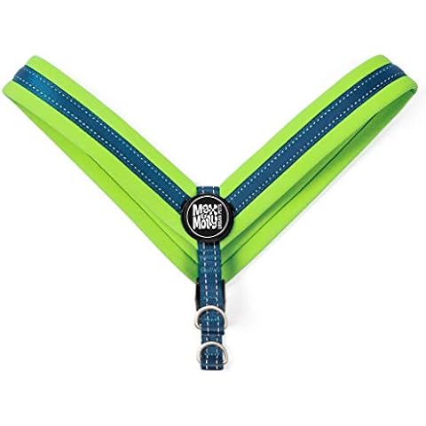 Max & Molly 4894512017436 Matrix Lime Green Q-Fit Dog Harness Neoprene Padded with Reflective Stitching XXL 62 g Cover