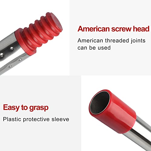 image for GRAREND 4-Section Spin Mop Replacement Head Handle, Compatible with Oc