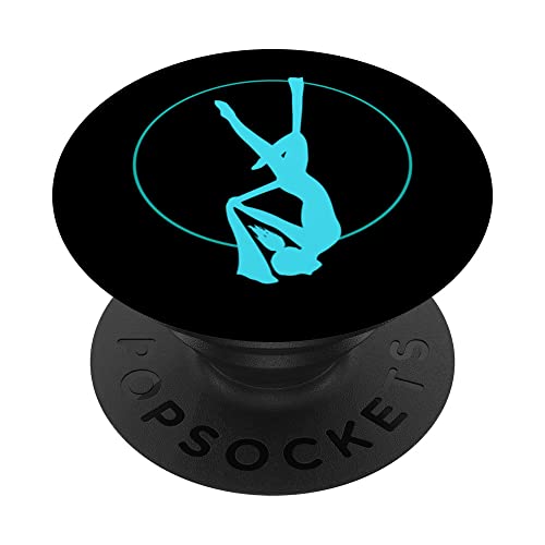 Cerchio aereo in seta acrobatico Circus Lyra Trapezio PopSockets PopGrip Intercambiabile