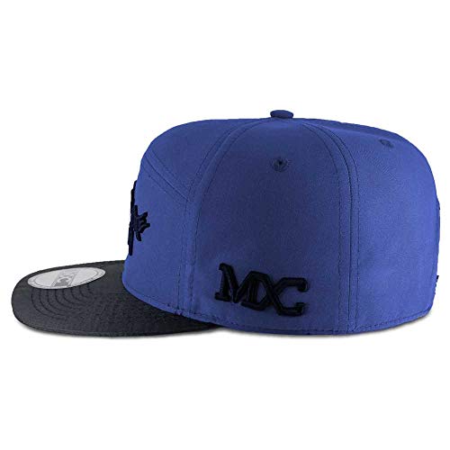 Boné MXC BRASIL 5 Five Panel Aba Reta Snapback Ajustável Tamanho:Único;Cor:Azul