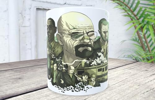 La Huella Taza Breaking Bad Collage. Taza de Café para Fans de la Serie. Yeah, Science! La Huella Taza Breaking Bad Collage. Taza de Café para Fans de la Serie. Yeah, Science!
