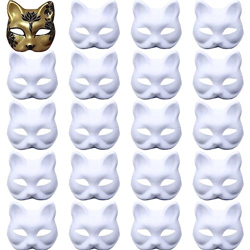 Masques en papier à peindre pour créer facilement un costume de cosplay