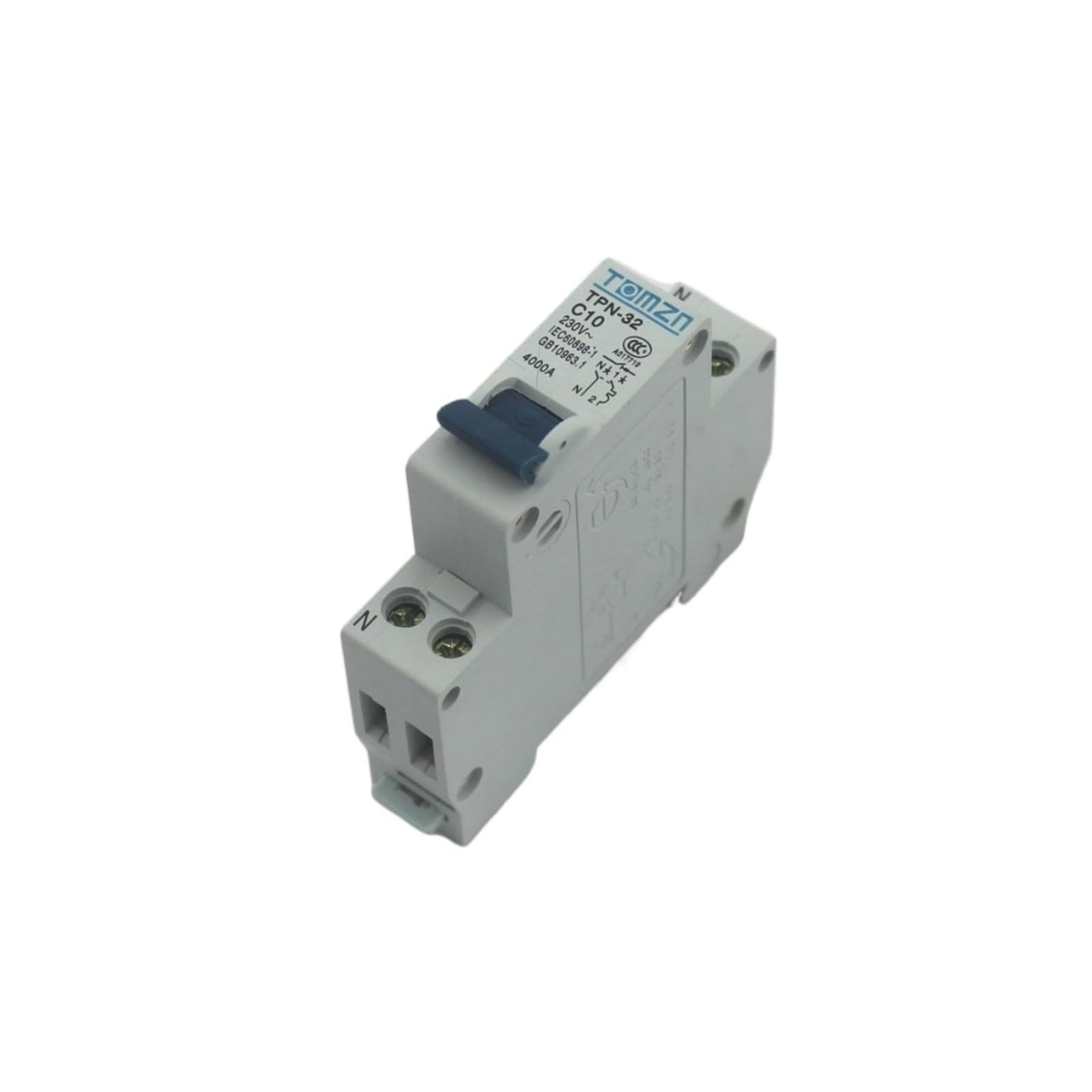 Disjoncteur miniature DPN 1P+N 10A idéal pour sécuriser l'éclairage de votre salon