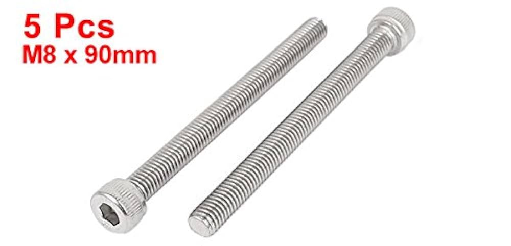 六角穴付き M8x35 ソケットキャップスクリュー 100個 現場屋さん 六角穴付ボルト 黒 M8×25ミリ 材質：SCM435 強度