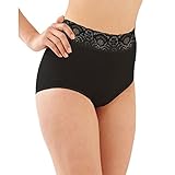 Bali Lacy Skamp Brief Panty (2744) Black, 8