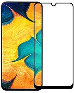 Image of Tempered Glass Screen Protector Compatible For Samsung A40 Full Screen Coverage (Except Edge to Edge) and Free Complete Easy Installation kit.