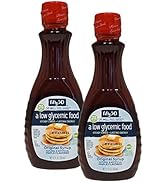 Fifty50 Foods Reduced Calorie Low Glycemic Maple Syrup, 12 fl oz (Pack of 2)