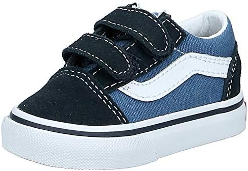 Vans Unisex Baby Old Skool V - Navy - 4.5 Infant