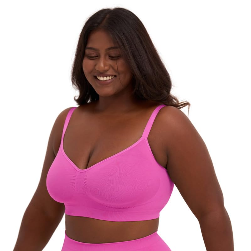 UNDERNEAT Women Non Padded Adjustable Straps Wireless Shaping Bra