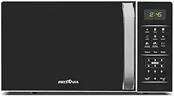 Micro-ondas Britânia 20 Litros 1100W Limpa Fácil Preto e Branco BMO23 220V