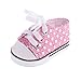 MagiDeal 1 Par Zapatos Zapatillas de Deporte para 18inch Muñecas Americanas Muchacha - Rosado