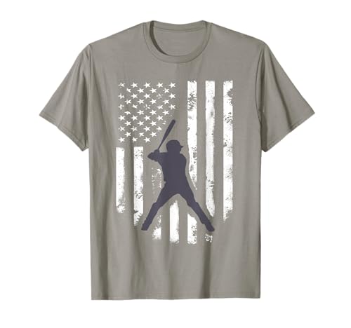 American Flag Baseball Jersey Tee
