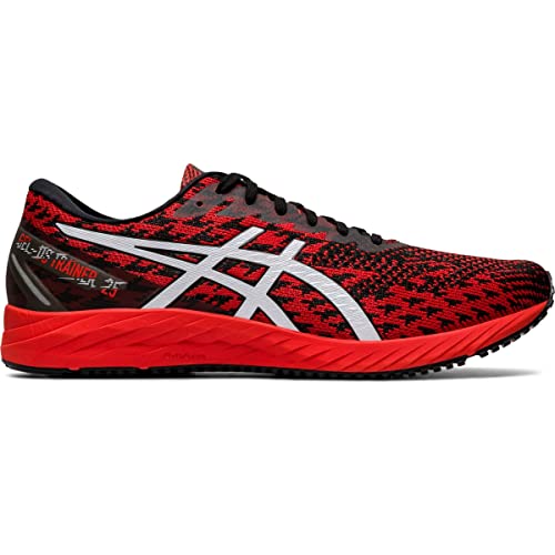 ASICS Men's Gel-DS Trainer 25 Running Shoes, 11, Fiery RED/White