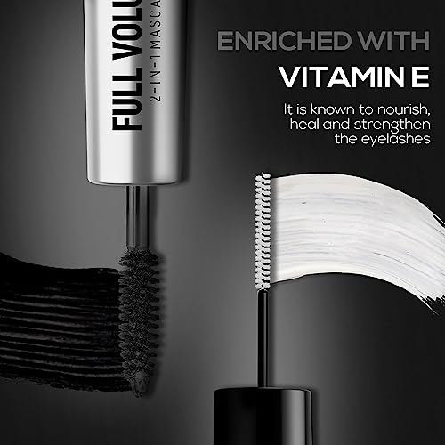 RENEE Full Volume 2-in-1 Mascara With Primer, Long Lasting Weightless Waterproof Formula | Volumizes, Lengthens & Conditions the Lashes with Intense Color & Clump Free... - Image 4