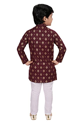 Tathastu Boys Festive Cotton Kurta Pajama Set4