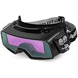 UpaClaire Welding Goggles Auto Darkening Plasma Cutting Glasses - Eye Protection Safety Goggles for Welding Grinding