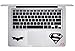 Artstickers - Adesivo per laptop o Macbook - Batman vs Superman per Touchpad - Adesivo per tastiera di Apple MacBook Pro Air Mac Portatile Colore Nero Regalo Spilart Marca Regittata