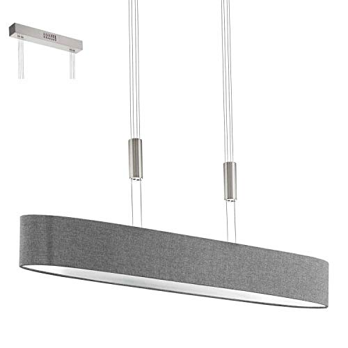 Preisvergleich Produktbild EGLO ROMAO Hängeleuchte, Stahl, 24 W, nickel-matt, chrom