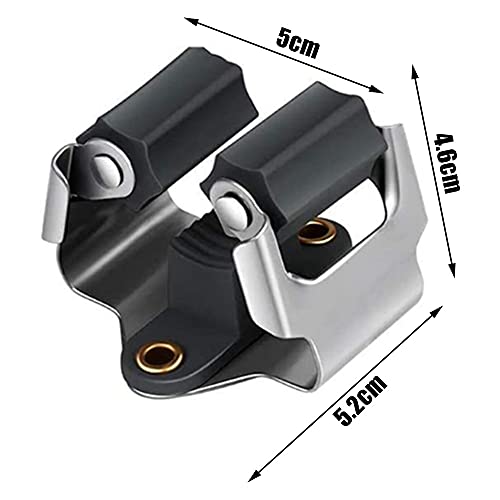 LAIXIABAO 4 Pcs Mop Broom Holder Tool Heavy Duty Mop Wall Mounted Clips Hangers for Closet Kitchen Garden Garage Bathroom 2 LAIXIABAO 4 Pcs Mop Broom Holder Tool Heavy Duty Mop Wall Mounted Clips Hangers for Closet Kitchen Garden Garage Bathroom - Image 2