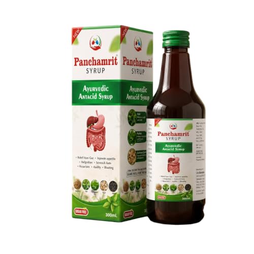 Panchamrit Ayurvedic Antacid Syrup 300ml – Herbal Digestive Tonic...