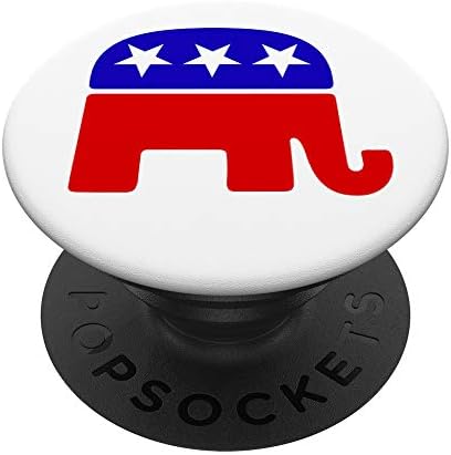 Proud Republican Elephant Red White Blue USA PopSockets PopGrip: Swappable Grip for Phones & Tablets