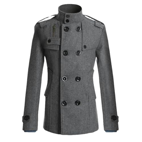 Manteau coupe-vent en laine homme idéal pour le bureau et sorties en ville