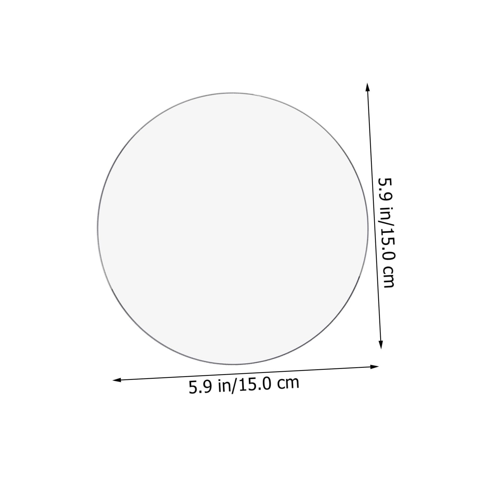 Cabilock Safety Convex Mirror Lens Wide Angle Traffic and Security Mirror for Blind Spots for Indoor and Outdoor Use Stores Garages and Driveways