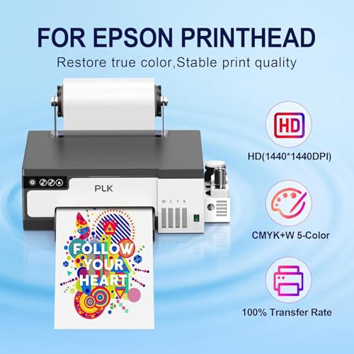 plk a4 dtf printer with xp600 printhead amp roll feeder l8058 dtf transfer machine with white stirring system100 transfer rate for diy printingprinterovenlaptopconsumables