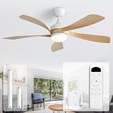 Sofucor 52 Inch Ceiling Fan with Light