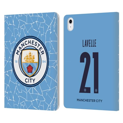 Carcasa de Cuero Man City iPad Air 2020 2022 Funda Libro Rosa Lavelle
