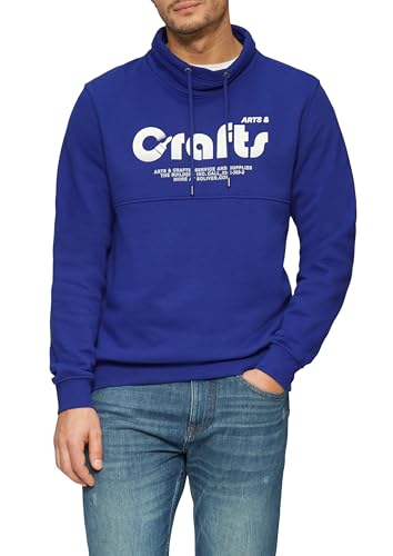 Sweat-shirt homme s.Oliver 2156946 pull col montant imprimé tendance