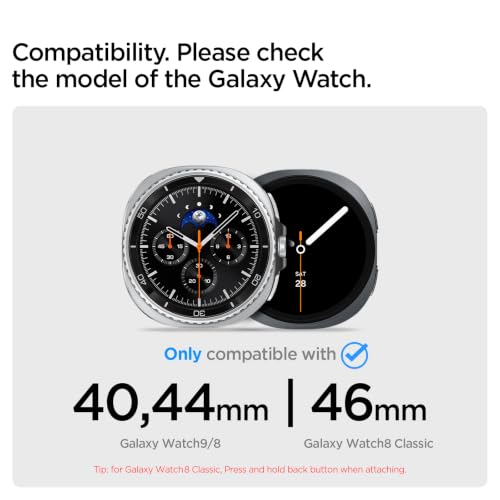 Image of Spigen Lite Fit Designed for Samsung Galaxy Watch 8 44 /40mm, 8 Classic 46mm Band Nylon Solo Loop Strap (2025)