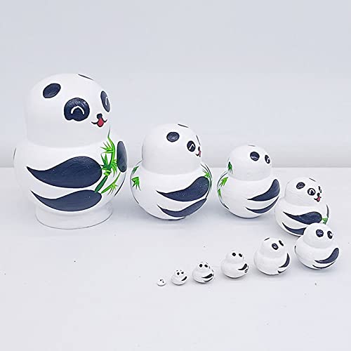Rutaqian - Set di bambole a forma di panda in