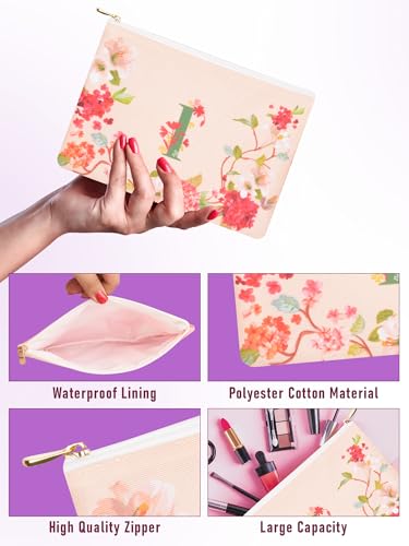 Image of DOODLE Monogram I Diary Gift Set - B6 Soft Bound Ruled Notebook with Tote Bag & Zipper Pouch - Premium Stationery Gift for Women & Girls