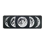 ALAZA Moon Phases Runner Area Rug Non Slip Floor Mat for Hallway Entryway Living Room Bedroom Dorm H