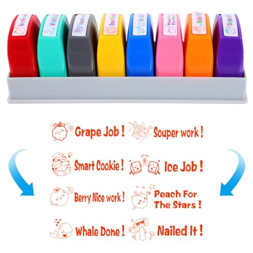 Sellos de profesor de material ABS resistente para estimular creatividad infantil 4