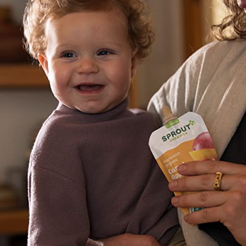 Sprout Organics, Sweet Potato, White Beans & Cinnamon, 6+ Month Pouches, 3.5 Oz (12-Count) #TOP6