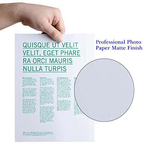 Uinkit 120 Sheets Presentation Paper Matte 8.5X11 Inkjet 48Lb 180Gsm Single Side Printable Photo For All Dye Ink Inkjet Printers #TOP3