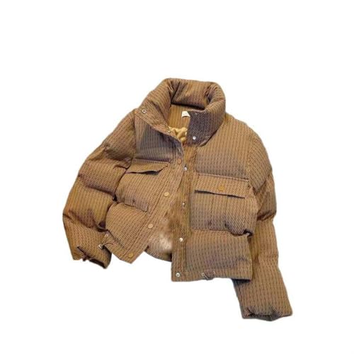 Parka style coréen manteau court chaud coton épais veste décontractée manches bouffantes